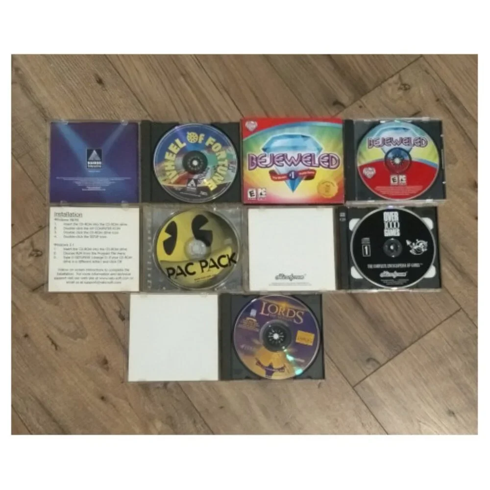 PC Games Collection-Myst, Riven, Ms. Pacman and more